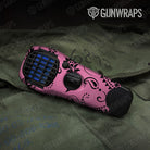 Bandana Pink And Black Gun Skin Vinyl Wrap