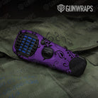 Bandana Purple And Black Gun Skin Vinyl Wrap