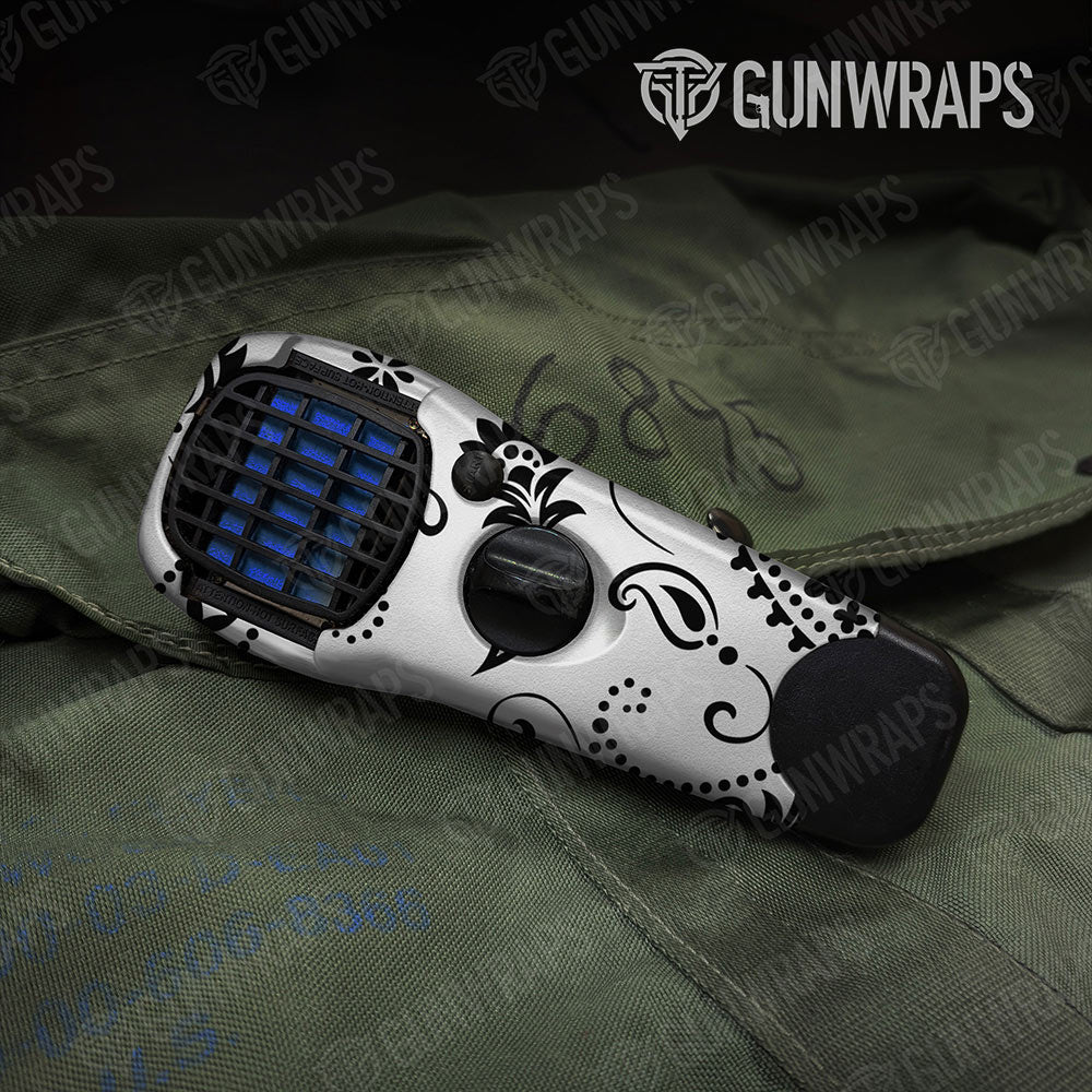 Bandana White And Black Gun Skin Vinyl Wrap