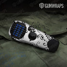 Bandana White And Black Gun Skin Vinyl Wrap