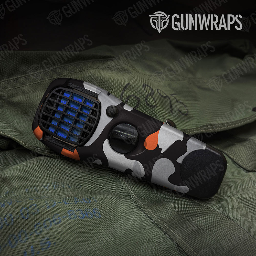 Classic Orange Tiger Gun Skin Vinyl Wrap