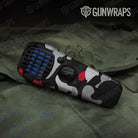 Classic Red Tiger Gun Skin Vinyl Wrap