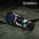 Classic Tiffany Blue Tiger Gun Skin Vinyl Wrap