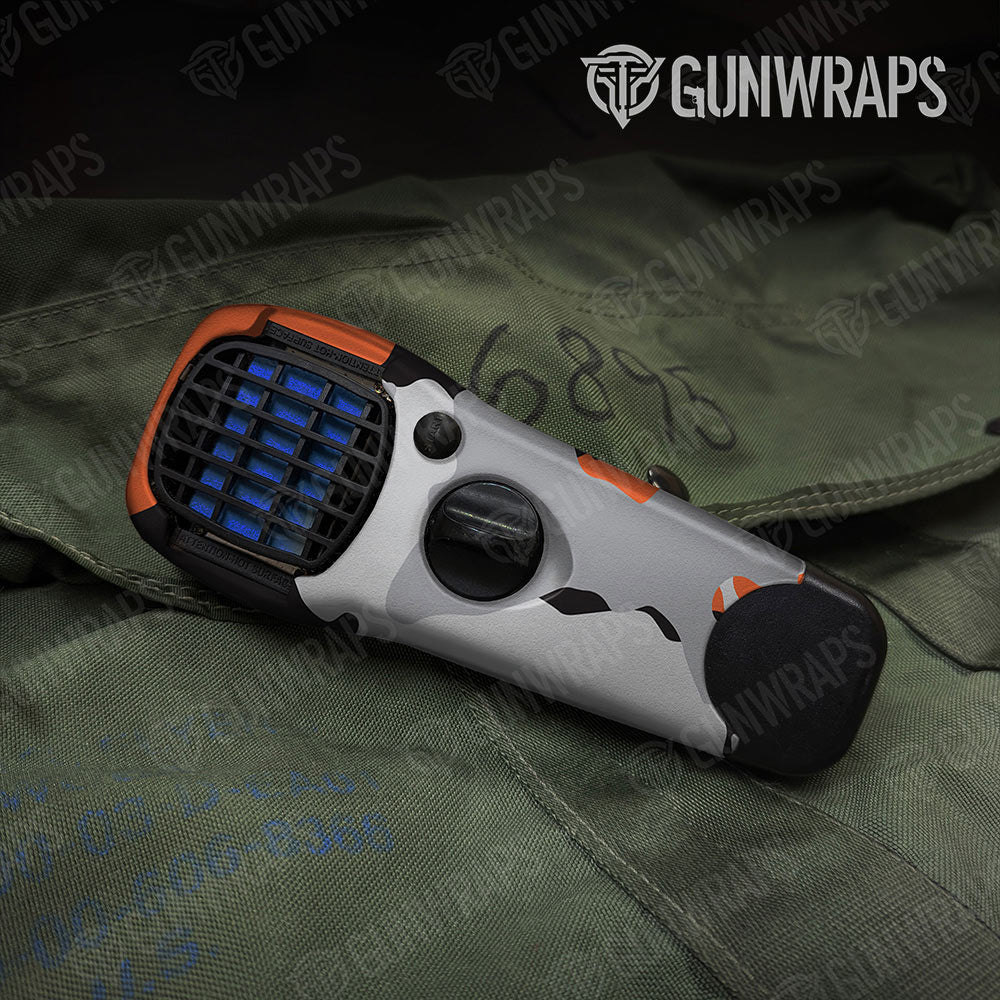 Cumulus Orange Tiger Gun Skin Vinyl Wrap