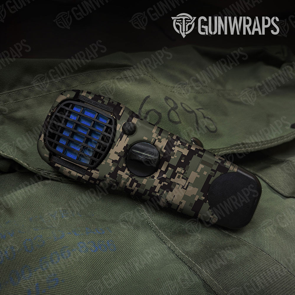 Digital Militant Green Gun Skin Vinyl Wrap