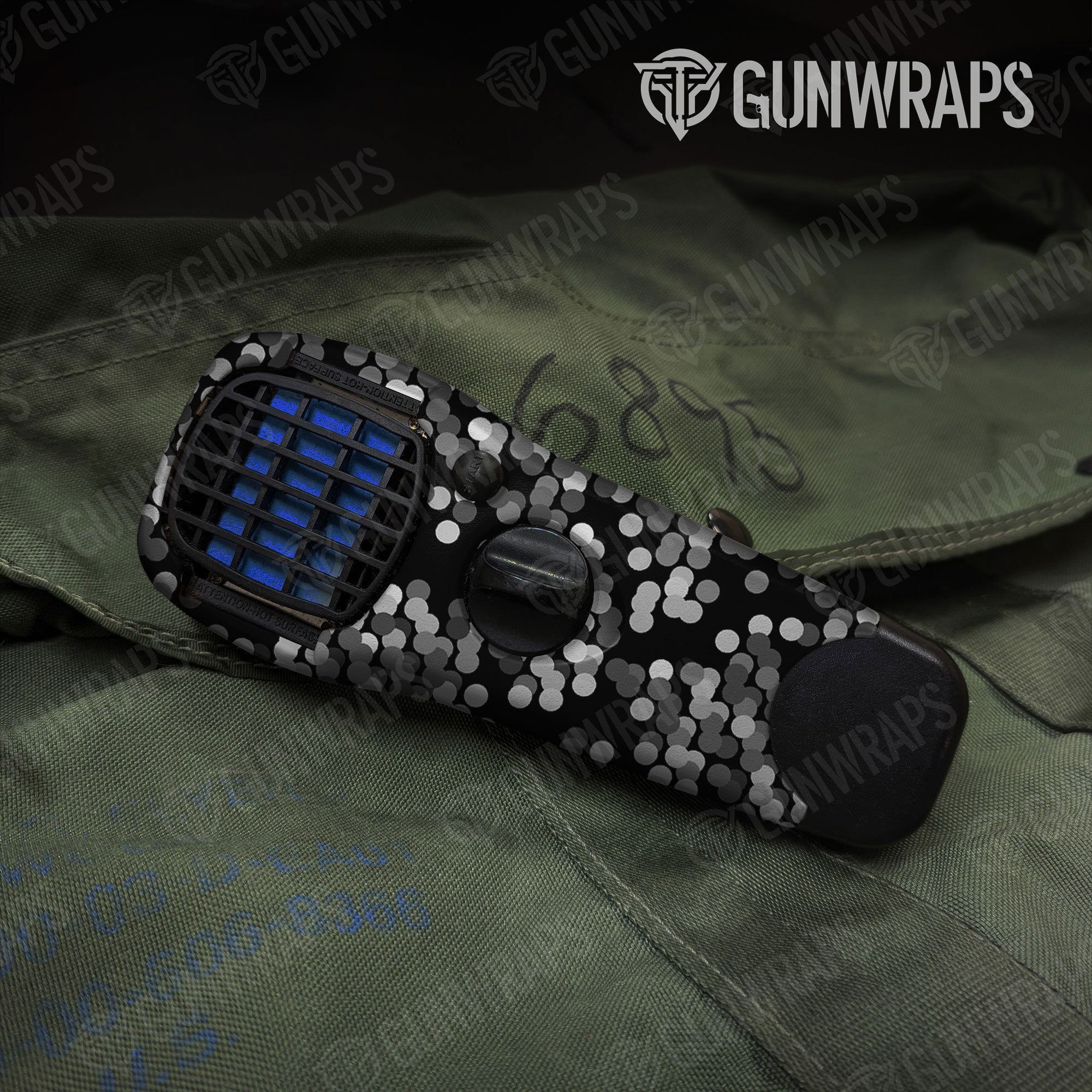 Eclipse Grayscale Gun Skin Vinyl Wrap