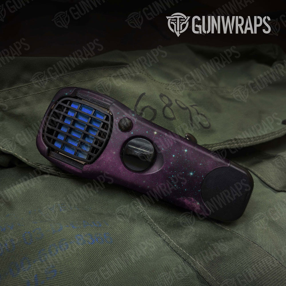 Galaxy Purple Nebula Gun Skin Vinyl Wrap