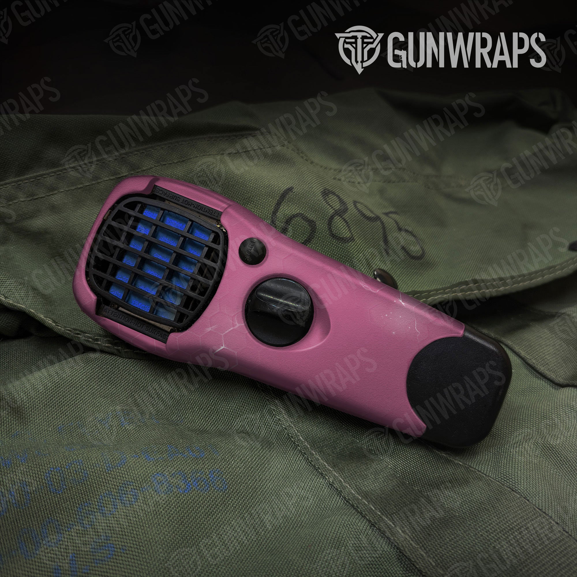 Hex Electric Pink Gun Skin Vinyl Wrap