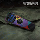 Paint Splatter Purple Gun Skin Vinyl Wrap