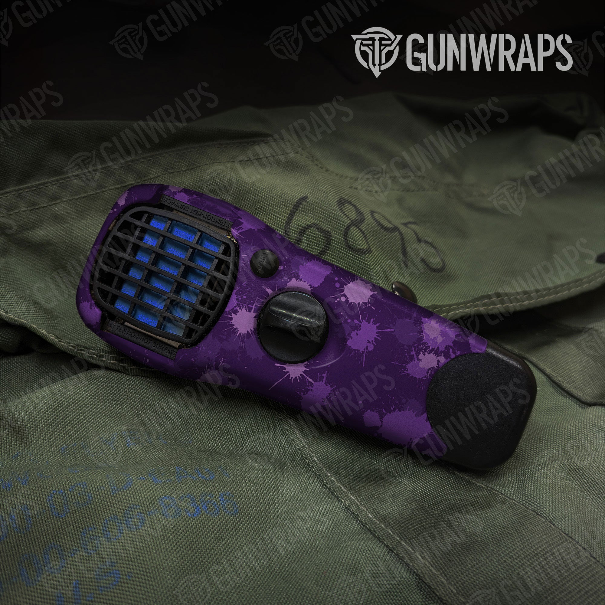 Paintball Elite Purple Gun Skin Vinyl Wrap