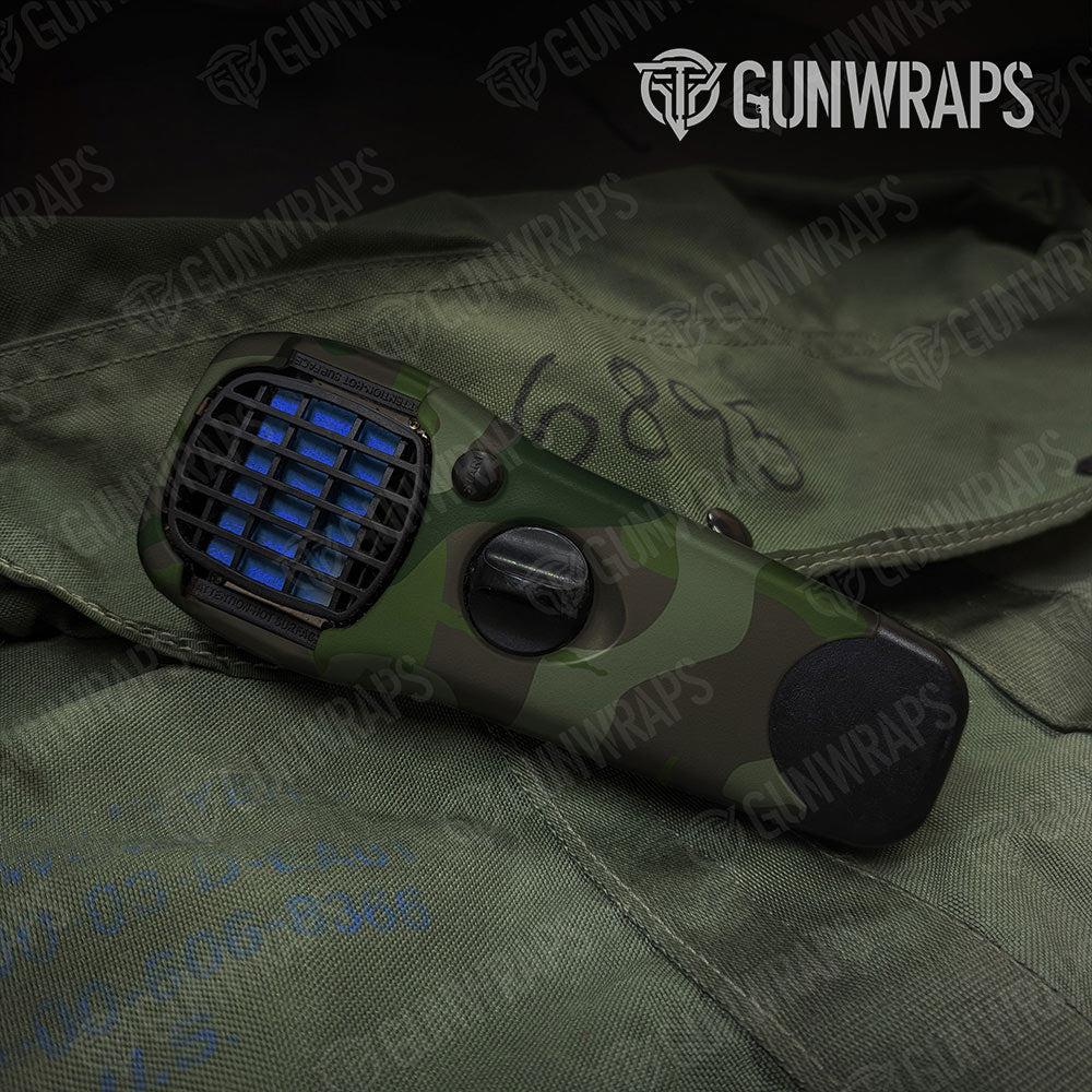 Ragged Army Dark Green Gun Skin Vinyl Wrap