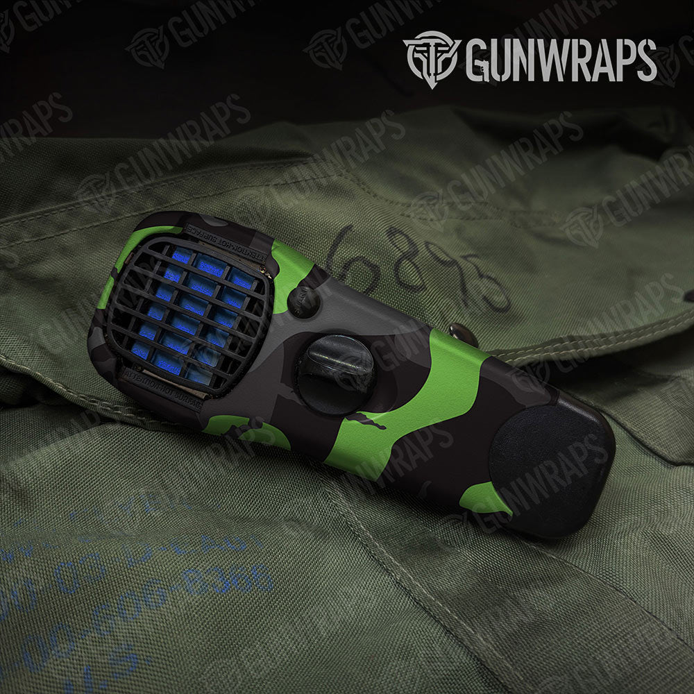 Ragged Metro Green Gun Skin Vinyl Wrap