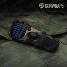 Ragged Militant Blue Gun Skin Vinyl Wrap