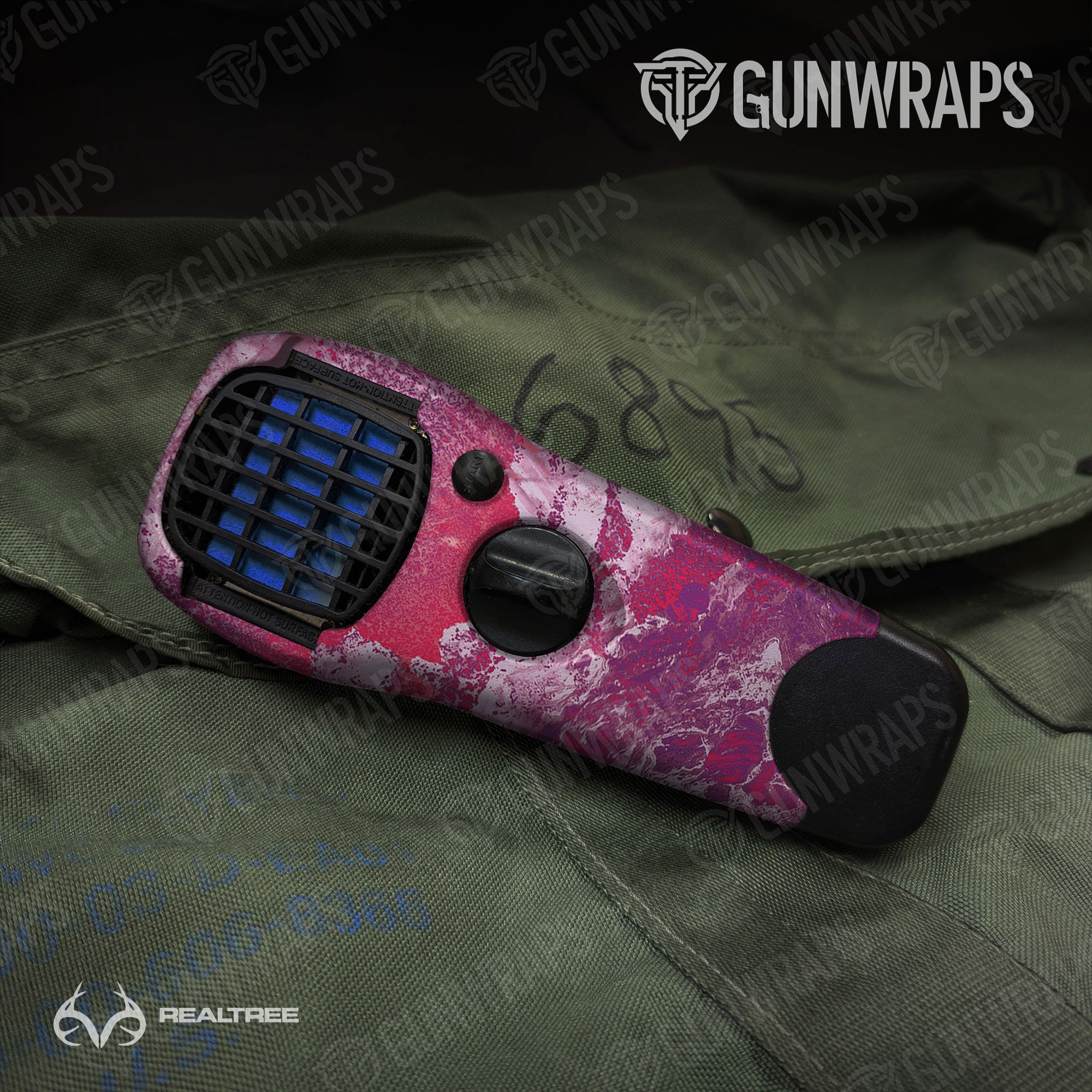 Realtree XTREME Hot Pop Gun Skin Vinyl Wrap