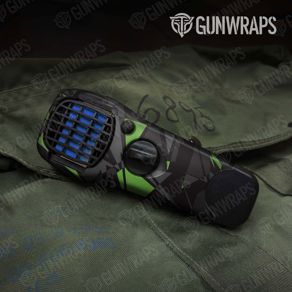 Sharp Metro Green Gun Skin Vinyl Wrap