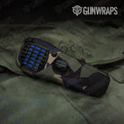 Shattered Militant Blue Gun Skin Vinyl Wrap