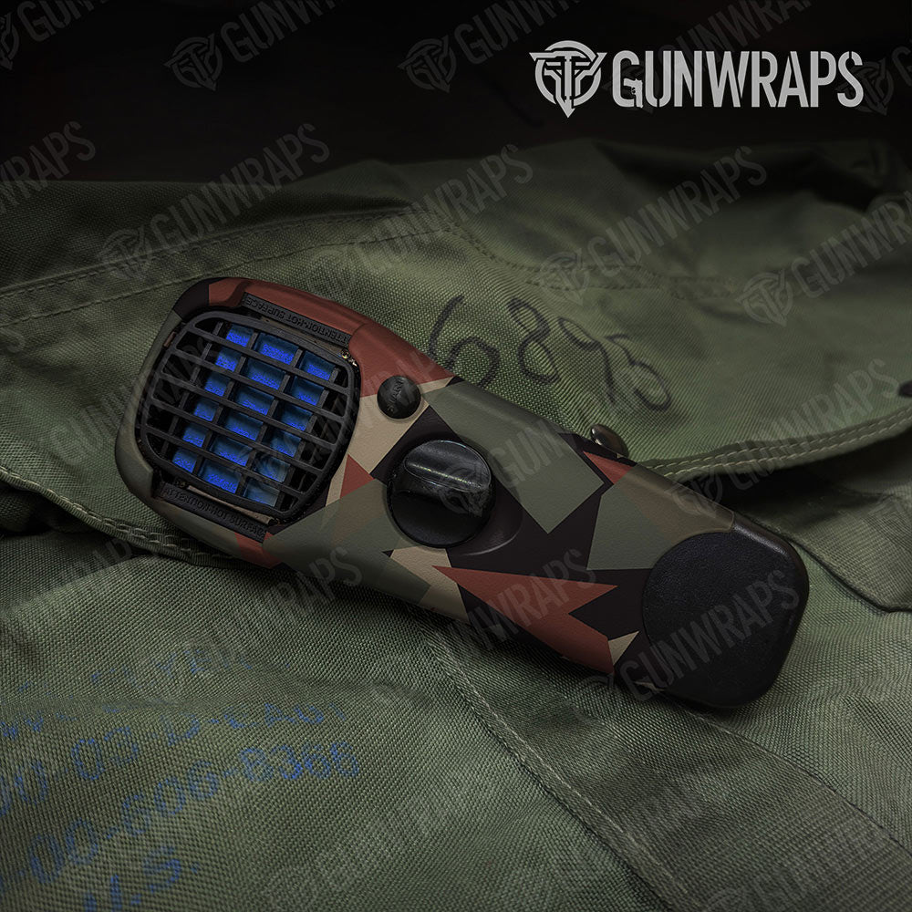 Shattered Militant Copper Gun Skin Vinyl Wrap