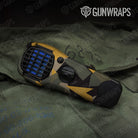 Shattered Militant Yellow Gun Skin Vinyl Wrap