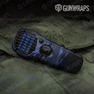 Shredded Blue Midnight Gun Skin Vinyl Wrap