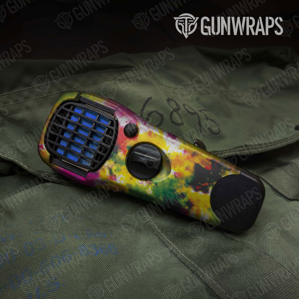 Tie Dye Flower Child Gun Skin Vinyl Wrap