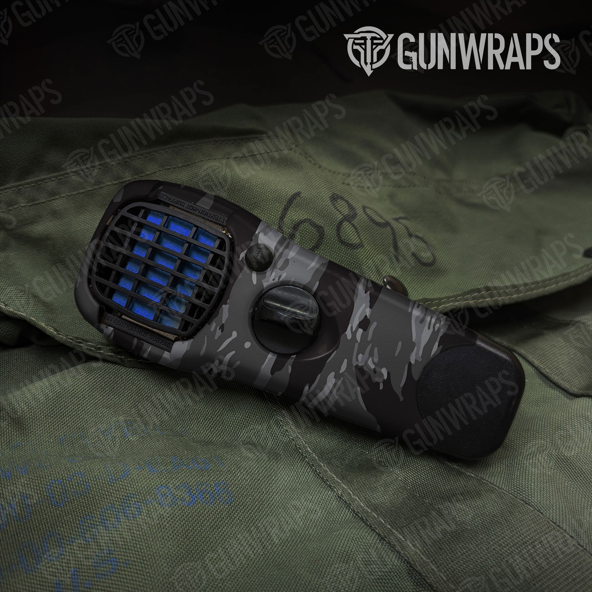Vietnam Tiger Stripe Midnight Gun Skin Vinyl Wrap