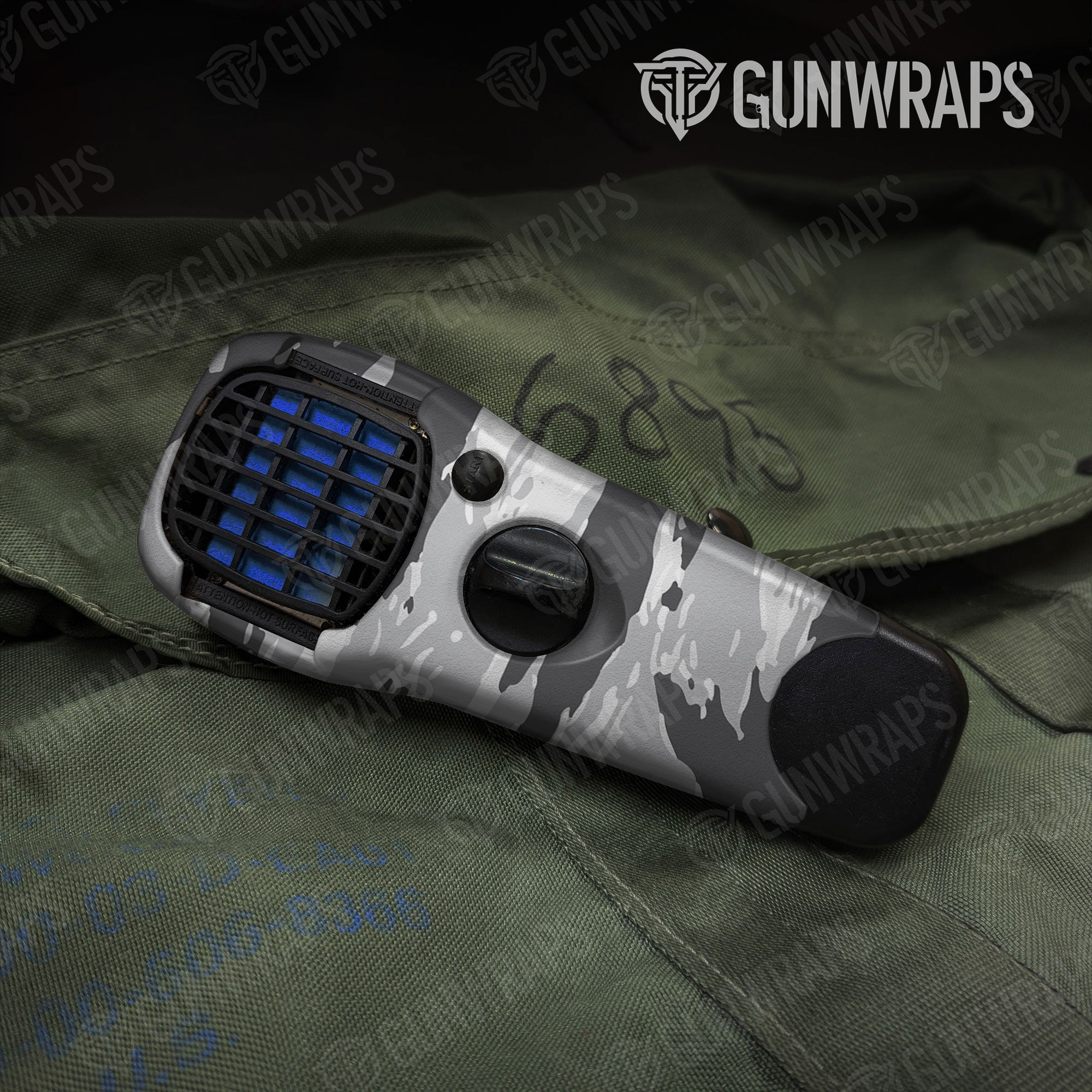 Vietnam Tiger Stripe Snow Gun Skin Vinyl Wrap