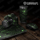 Universal Sheet Circuit Board Black Gun Skin Vinyl Wrap