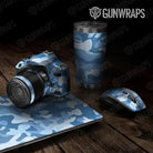 Universal Sheet Classic Gear Skin Vinyl Wrap Classic Cool Blue Gear Skin Vinyl Wrap