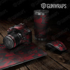 Universal Sheet Classic Gear Skin Vinyl Wrap Classic Vampire Red Gear Skin Vinyl Wrap