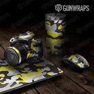 Universal Sheet Classic Gear Skin Vinyl Wrap Classic Yellow Tiger Gear Skin Vinyl Wrap