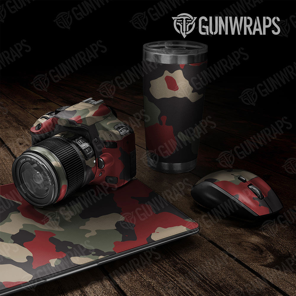 Universal Sheet Cumulus Gear Skin Vinyl Wrap Cumulus Militant Red Gear Skin Vinyl Wrap