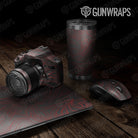 Universal Sheet Damascus Gear Skin Vinyl Wrap Damascus Red Gear Skin Vinyl Wrap