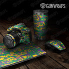 Universal Sheet Digital Gear Skin Vinyl Wrap Digital Mardi Gras Gear Skin Vinyl Wrap