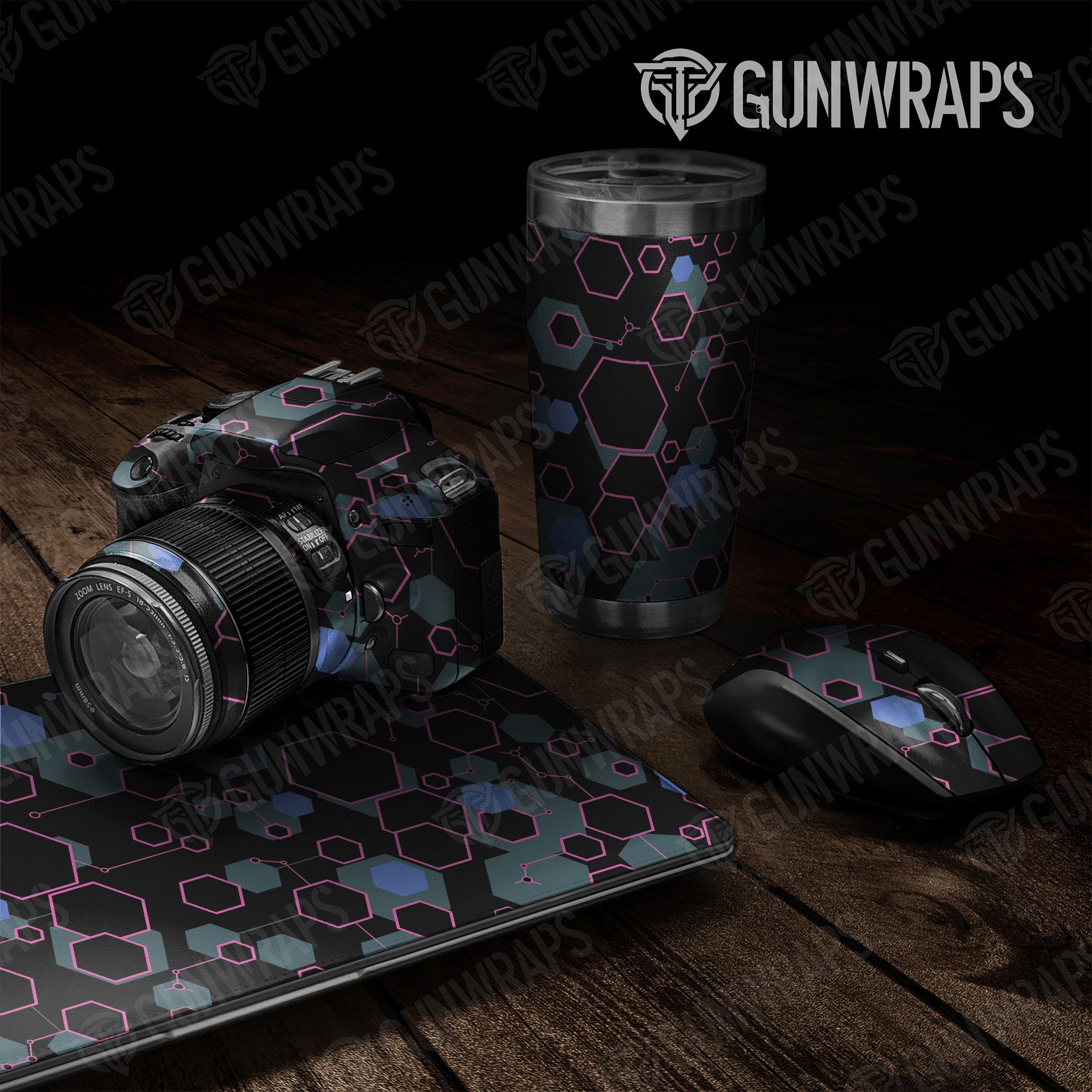 Universal Sheet Hex DNA Gear Skin Vinyl Wrap Hex DNA Magenta Frost Gear Skin Vinyl Wrap