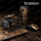 Universal Sheet Nature Gear Skin Vinyl Wrap Nature Burning Buck Skull Gear Skin Vinyl Wrap