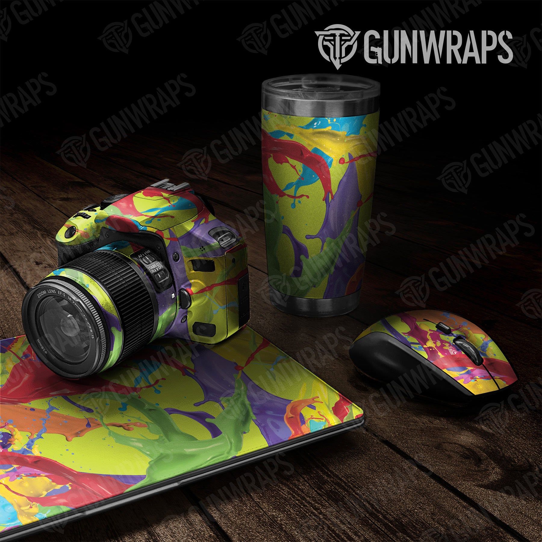 Universal Sheet Paint Splatter Gear Skin Vinyl Wrap Paint Splatter Lime Gear Skin Vinyl Wrap