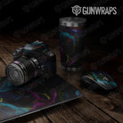 Universal Sheet Paint Splatter Gear Skin Vinyl Wrap Paint Splatter Midnight Gear Skin Vinyl Wrap