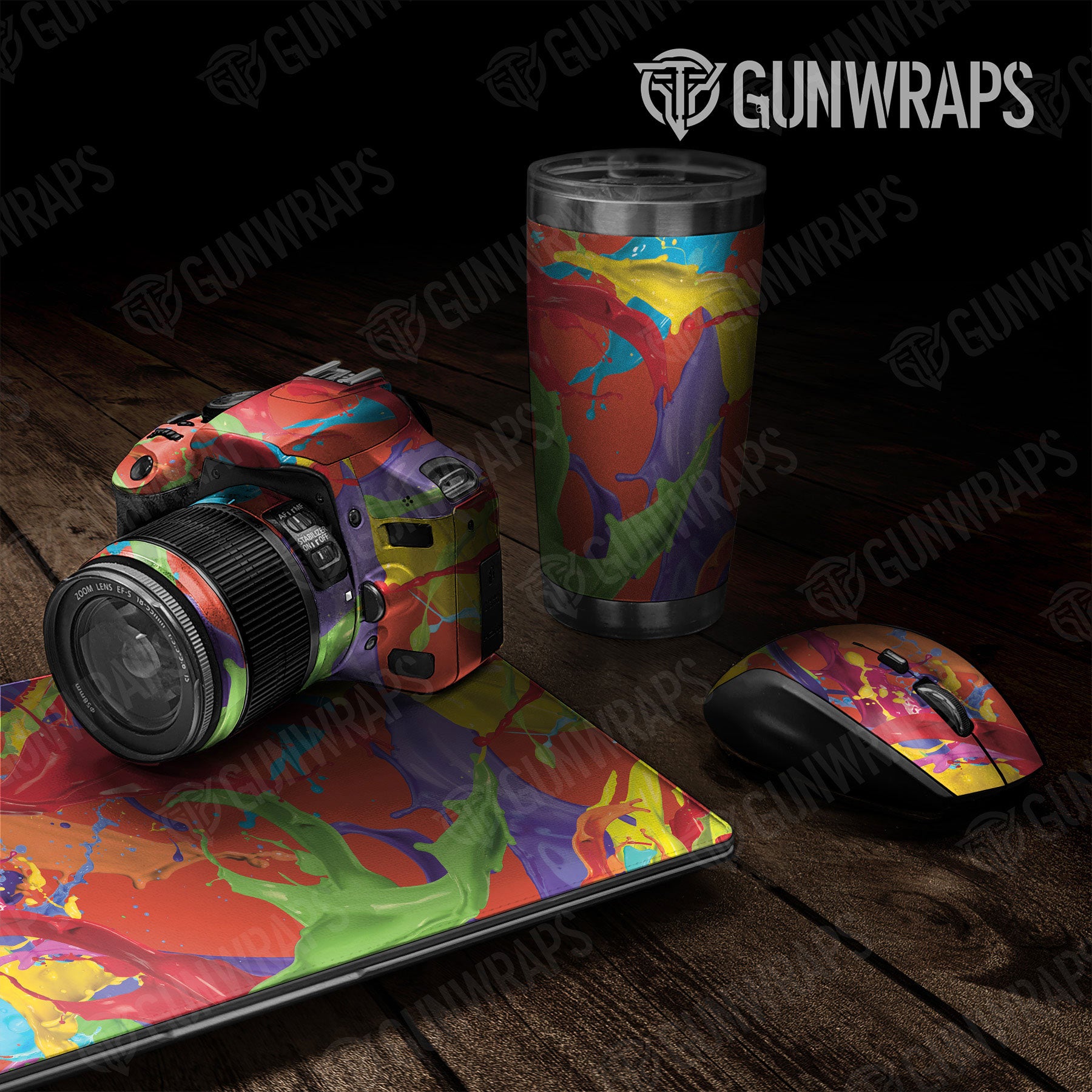 Universal Sheet Paint Splatter Gear Skin Vinyl Wrap Paint Splatter Tomato Gear Skin Vinyl Wrap