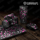 Universal Sheet Paintball Gear Skin Vinyl Wrap Paintball Magenta Tiger Gear Skin Vinyl Wrap
