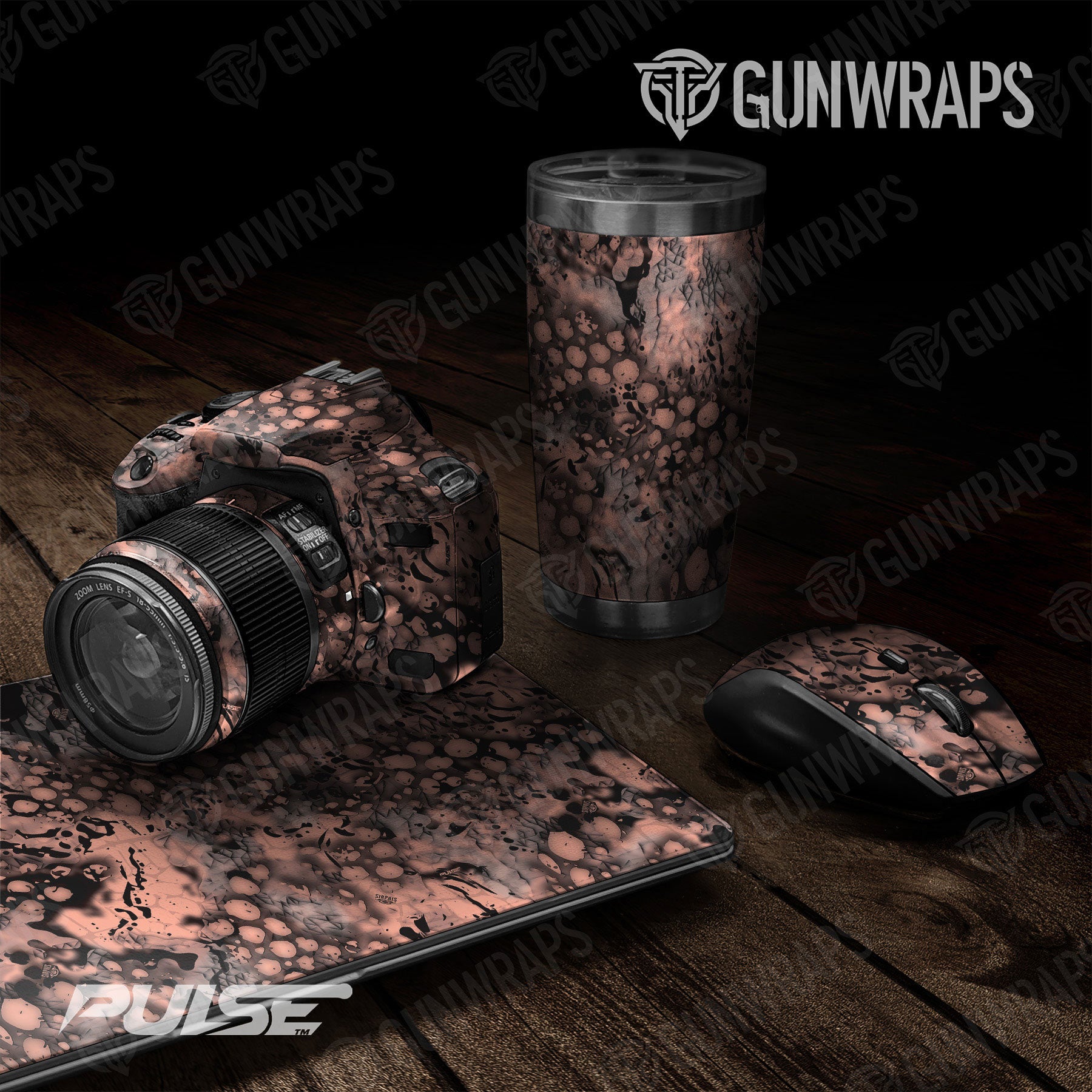 Universal Sheet Pulse Gear Skin Vinyl Wrap Pulse Coral Gear Skin Vinyl Wrap