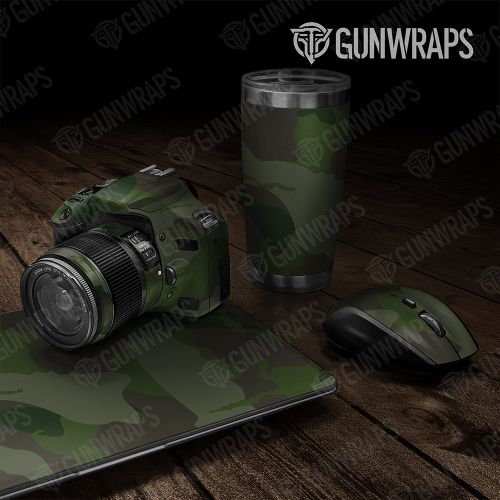 Universal Sheet Ragged Gear Skin Vinyl Wrap Ragged Army Dark Green Gear Skin Vinyl Wrap