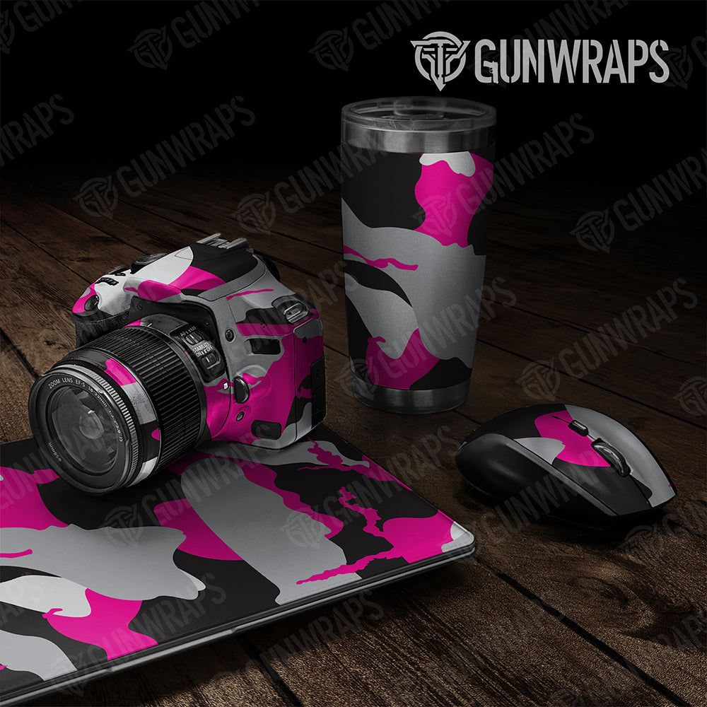 Universal Sheet Ragged Gear Skin Vinyl Wrap Ragged Magenta Tiger Gear Skin Vinyl Wrap