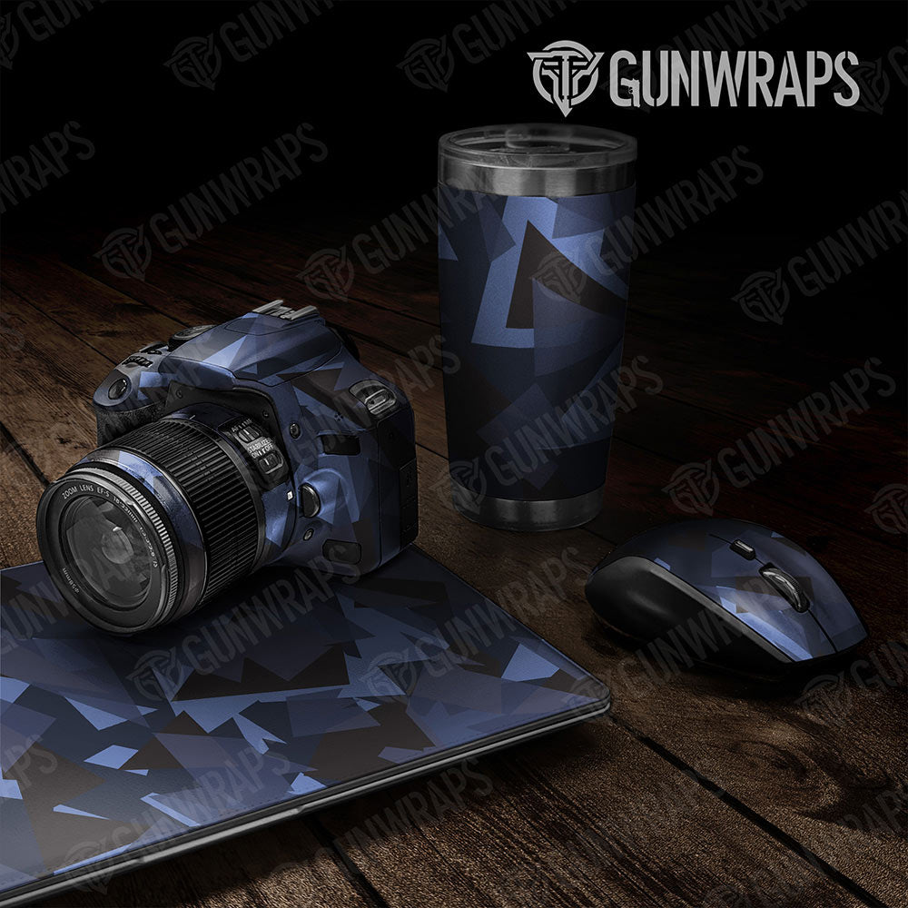 Universal Sheet Shattered Gear Skin Vinyl Wrap Shattered Blue Midnight Gear Skin Vinyl Wrap
