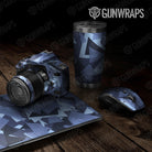 Universal Sheet Shattered Gear Skin Vinyl Wrap Shattered Blue Urban Night Gear Skin Vinyl Wrap