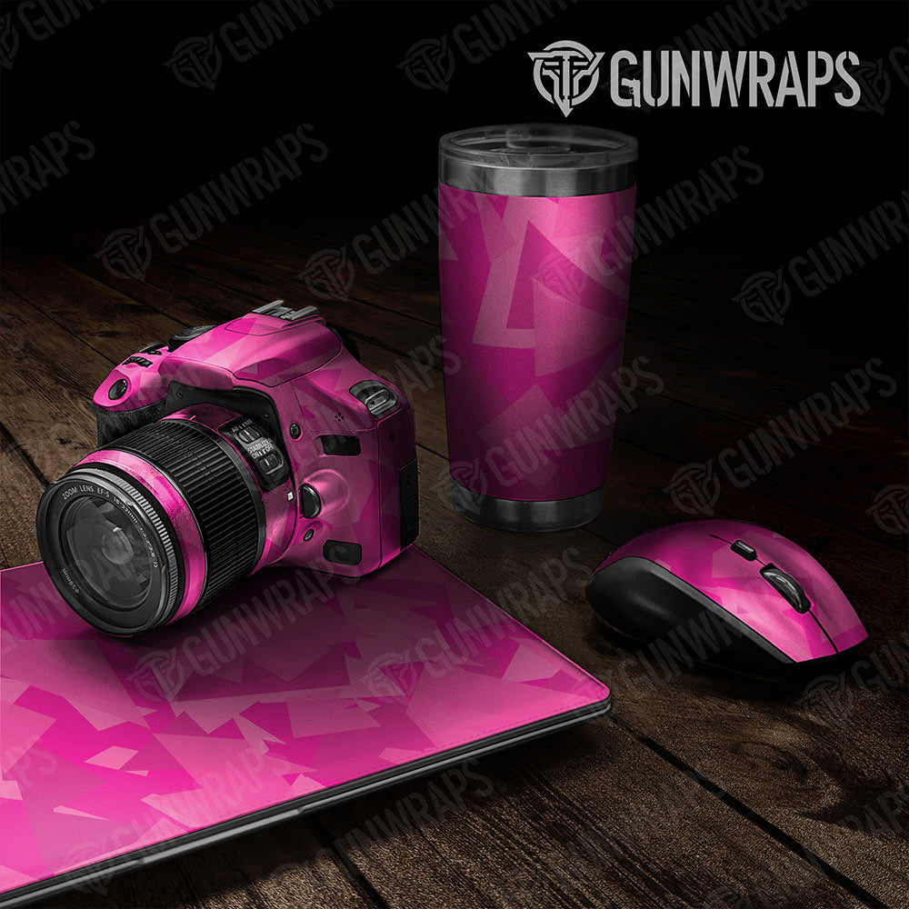 Universal Sheet Shattered Gear Skin Vinyl Wrap Shattered Elite Magenta Gear Skin Vinyl Wrap