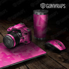 Universal Sheet Shattered Gear Skin Vinyl Wrap Shattered Elite Magenta Gear Skin Vinyl Wrap