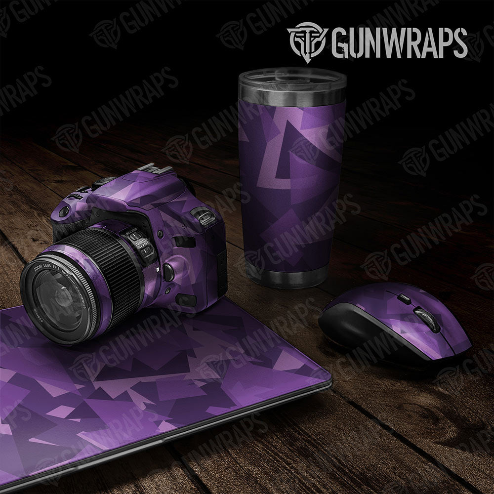 Universal Sheet Shattered Gear Skin Vinyl Wrap Shattered Elite Purple Gear Skin Vinyl Wrap