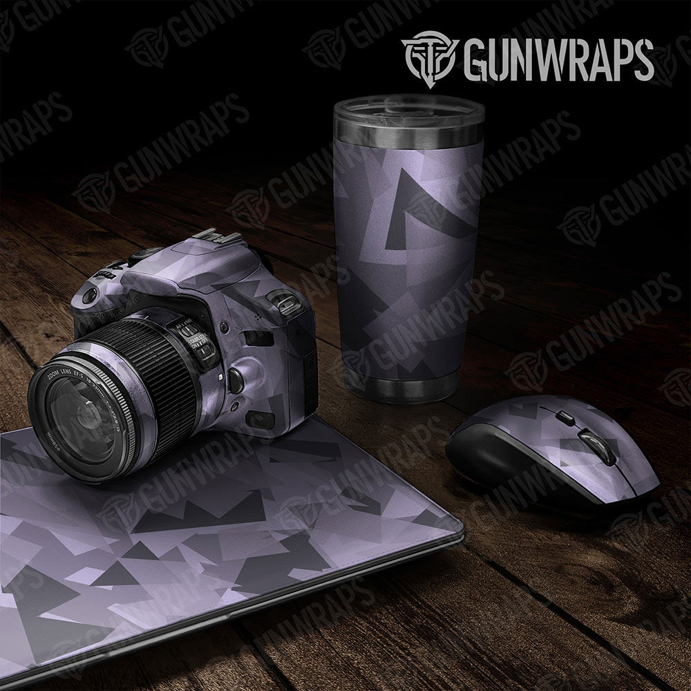 Universal Sheet Shattered Gear Skin Vinyl Wrap Shattered Lilac Gear Skin Vinyl Wrap