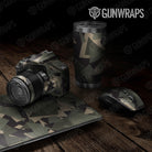 Universal Sheet Shattered Gear Skin Vinyl Wrap Shattered Militant Green Gear Skin Vinyl Wrap