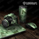 Universal Sheet Shattered Gear Skin Vinyl Wrap Shattered Pistachio Gear Skin Vinyl Wrap